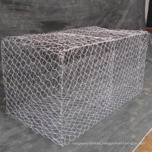 2X1X1m  Gabion Box Galvanized Hexagonal Woven Wire Mesh Gabion